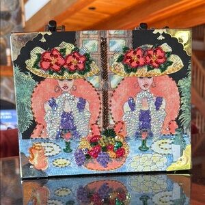 Colorful cigar box purse/clutch/decor